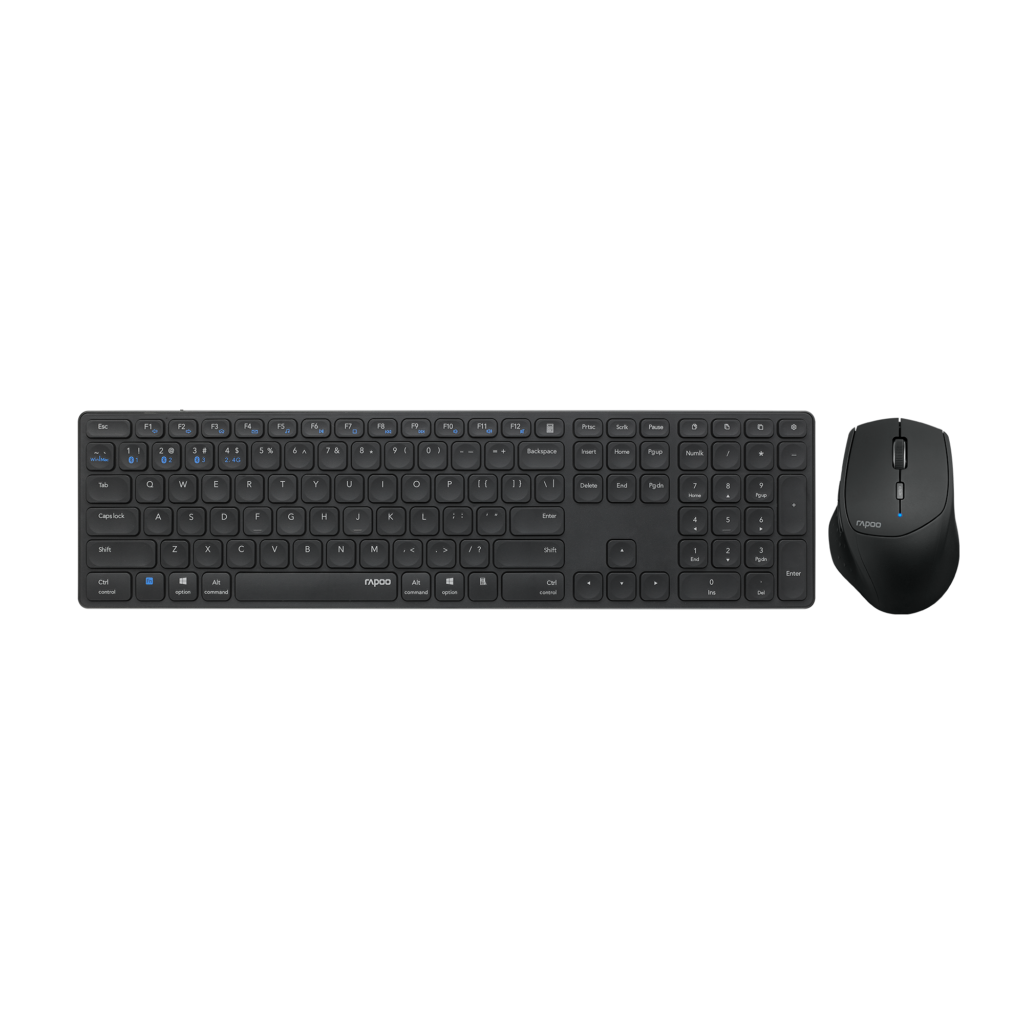 Wireless Keyboard & Mouse Combo with Inbuilt Lithium Battery