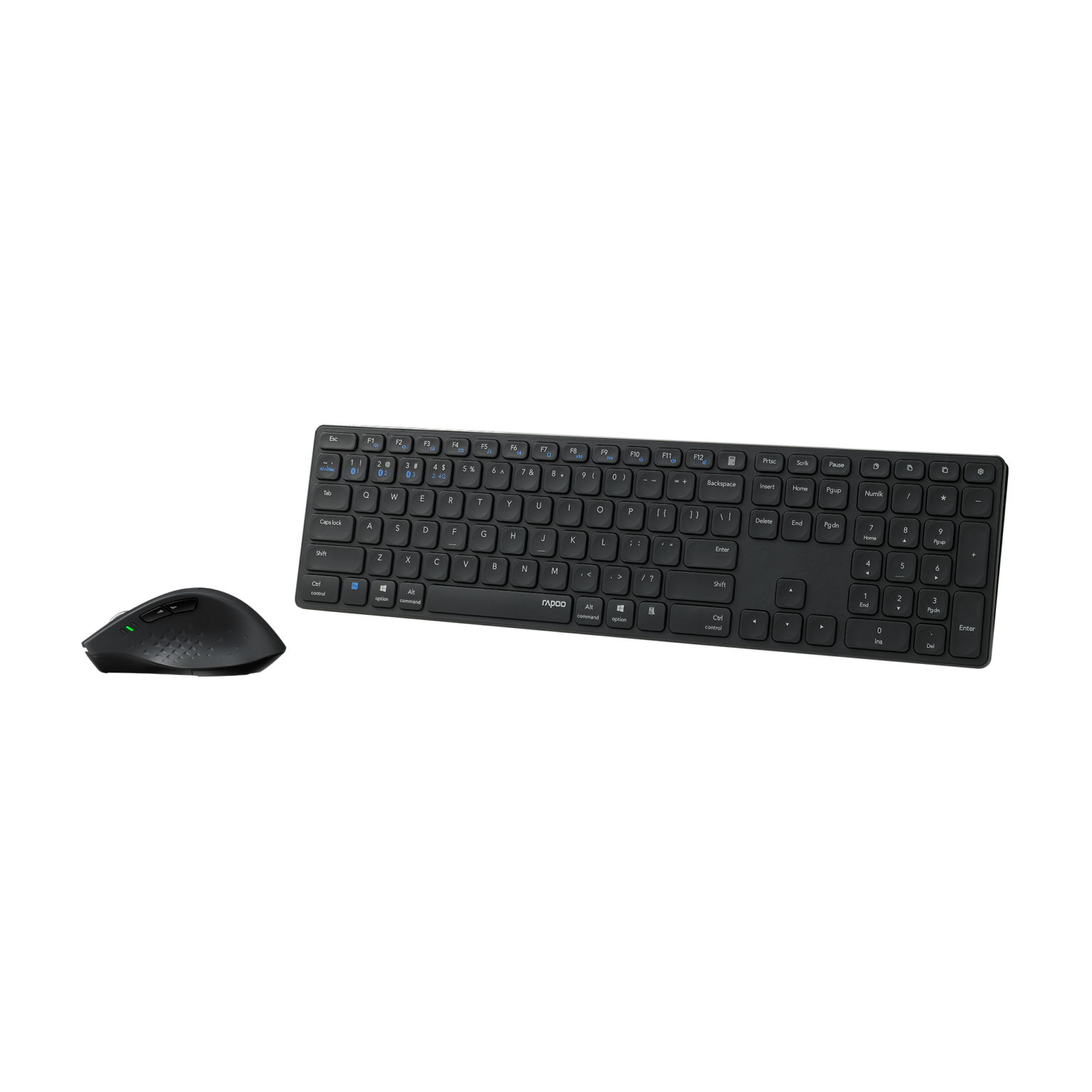 Wireless Keyboard & Mouse Combo with Inbuilt Lithium Battery